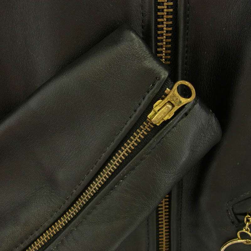バンソン ENF 34 ENF LEATHER JACKET インフィールド シングル ライダース ジャケット 買取実績 画像