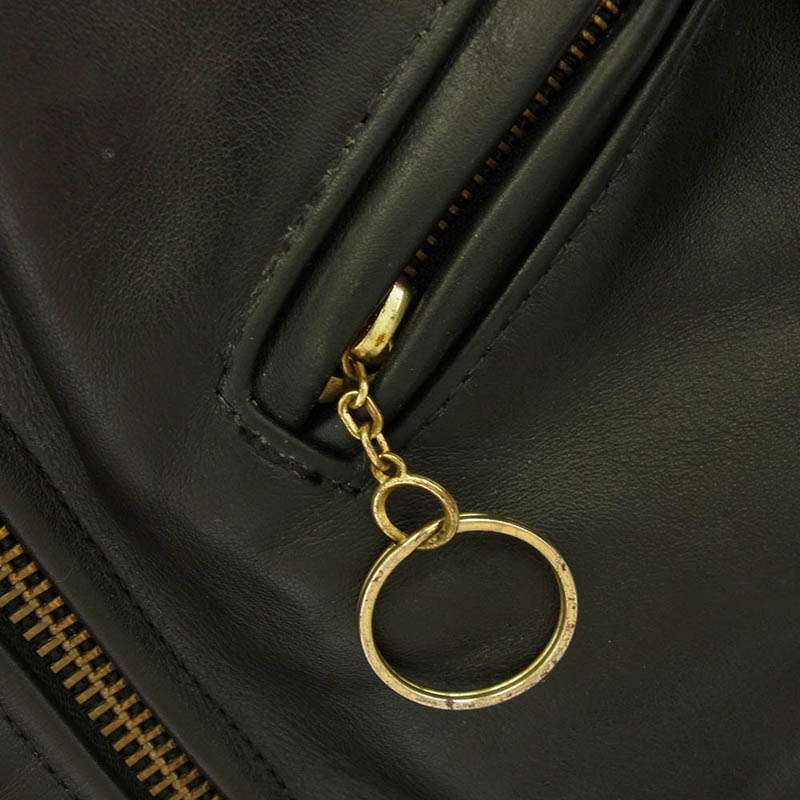 バンソン ENF 34 ENF LEATHER JACKET インフィールド シングル ライダース ジャケット 買取実績 画像