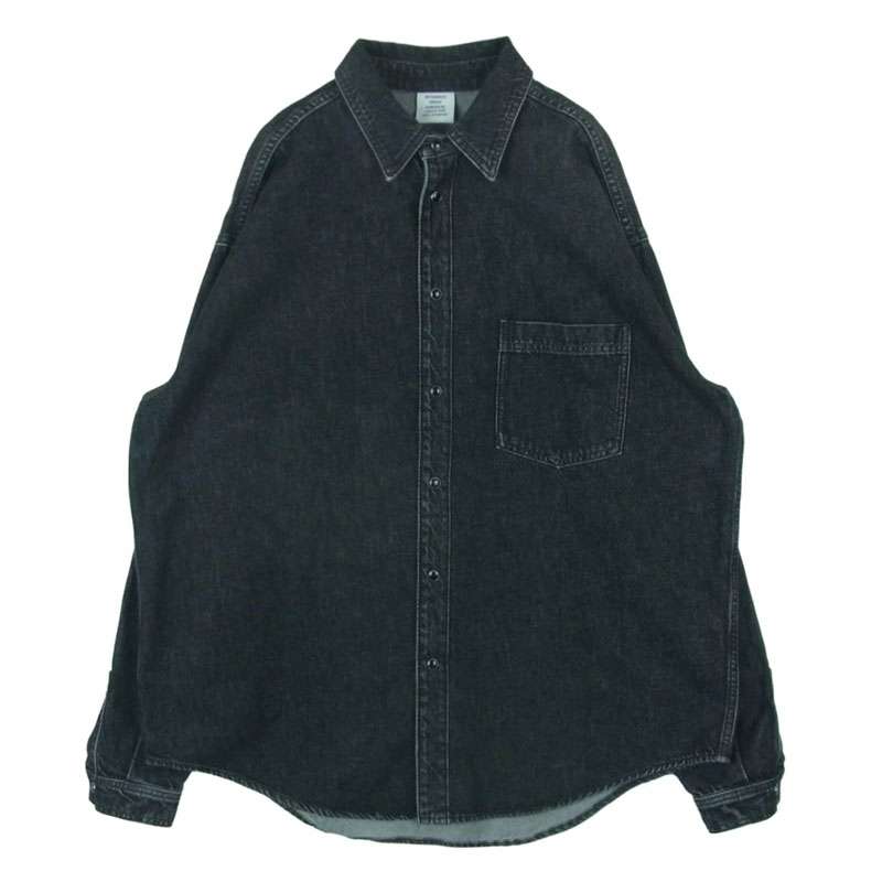 ヴェトモン 20aw UAH21SH043 バック ロゴ デニム 長袖 シャツ ジャケット 買取実績 画像