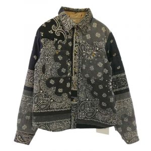 ビズビム WMV 0318205013011 KERCHIEF DOWNJKT W (VT.BANDANA) バンダナ ダウン シャツジャケット 買取実績 画像