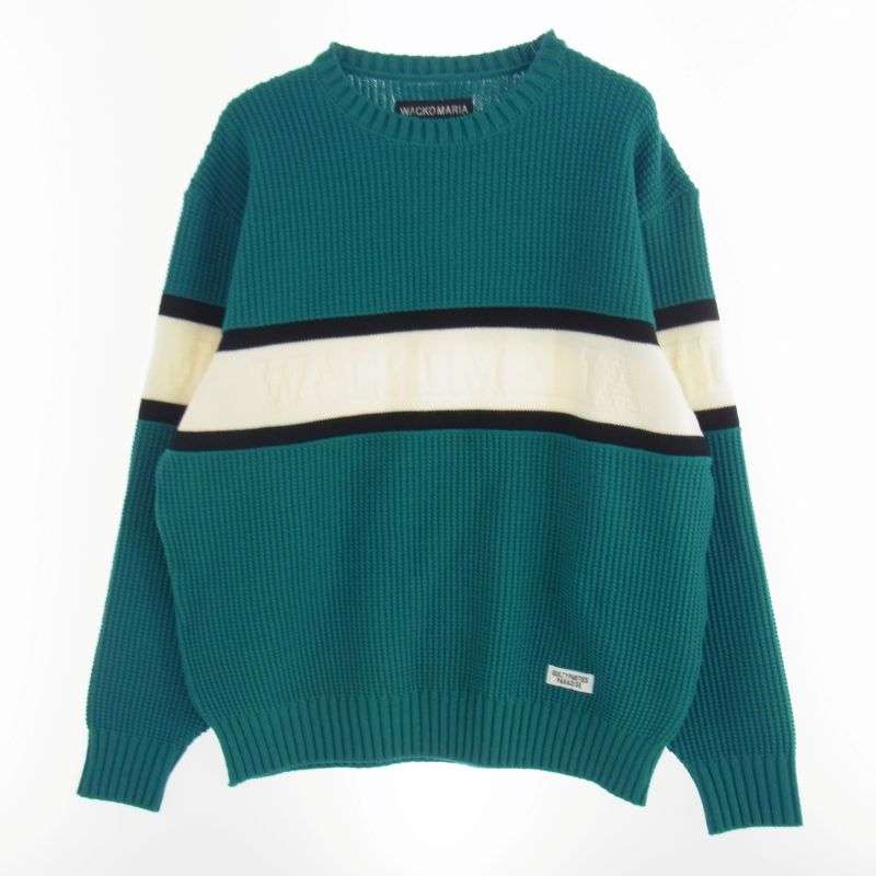 ワコマリア 24AW 24RW-WMK-KN05 LOGO JACQUARD KNIT SWEATER ロゴ ジャガード セーター 買取実績 画像