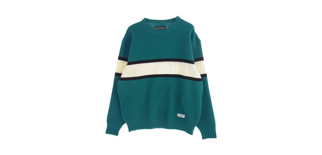 ワコマリア 24AW 24RW-WMK-KN05 LOGO JACQUARD KNIT SWEATER 買取実績