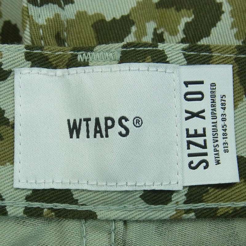 ダブルタップス 21SS 211WVDT-PTM03 COTTON TWILL CAMO ORIVE ジャングル ショーツ ショート パンツ 買取実績 画像