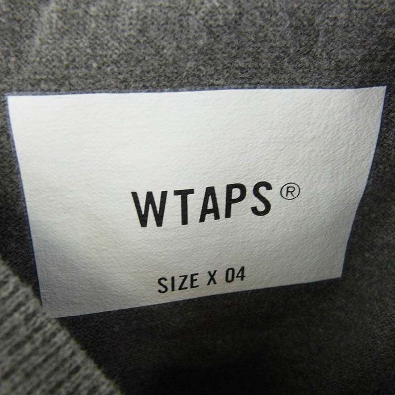 ダブルタップス 23SS 231ATDT-CSM18 COTTON.SIGN L/S バック ロゴ 刺繍 ロングスリーブ カットソー Tシャツ 買取実績 画像