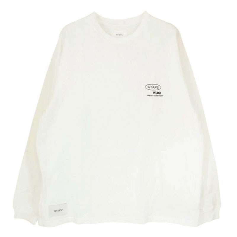 ダブルタップス 23SS 232ATDT-CSM06 AII 01 LS コットン プロテクト ロゴ 刺繍 カットソー 長袖 Tシャツ 買取実績 画像
