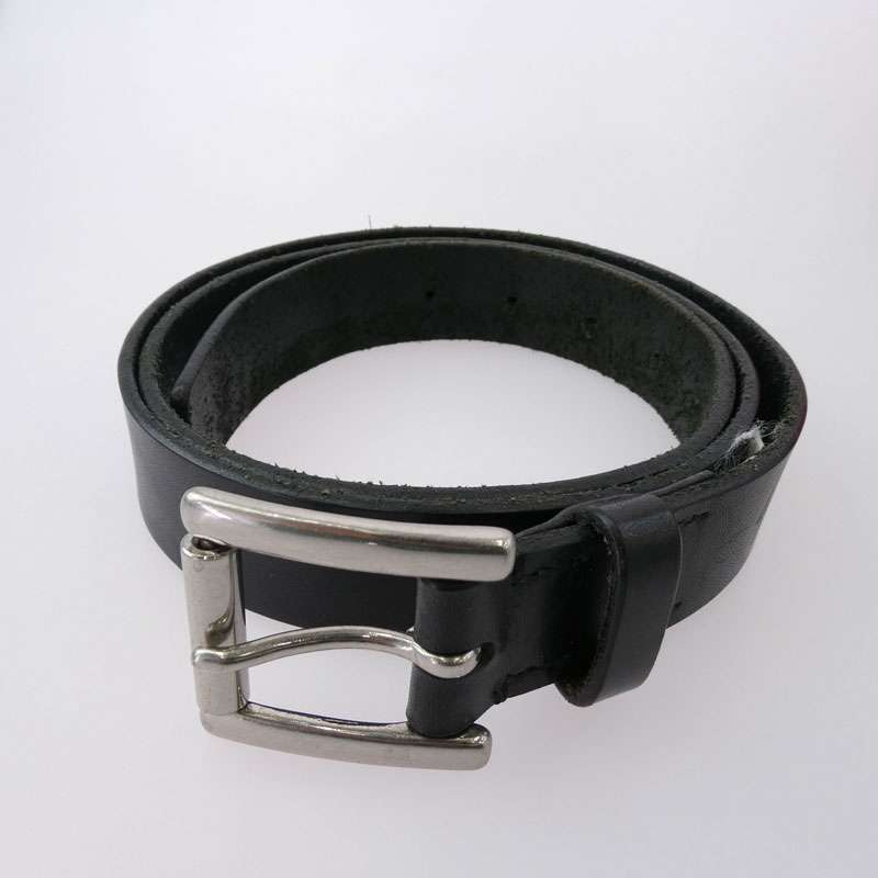 ヨウジヤマモトプールオム HD-F01-762 シルバーバックル ロゴ型押し カウレザー ベルト 買取実績 画像