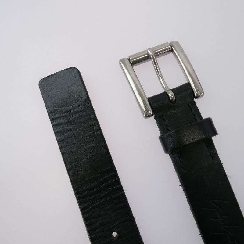 ヨウジヤマモトプールオム HD-F01-762 シルバーバックル ロゴ型押し カウレザー ベルト 買取実績 画像