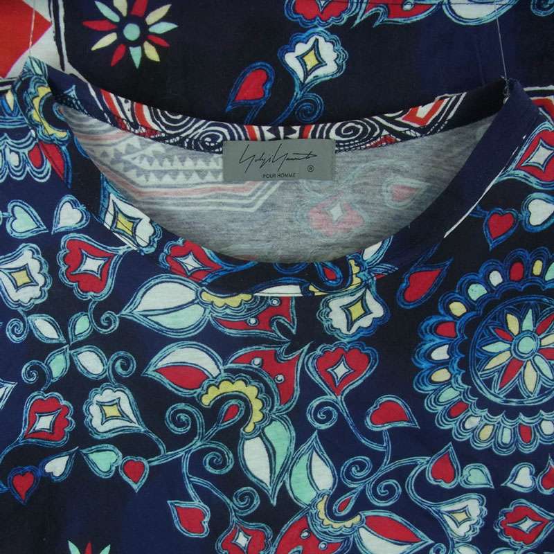 ヨウジヤマモトプールオム HZ-T84-992 CHINOISERIE LONG SLEEVE T-SHIRT 総柄 長袖 カットソー Tシャツ 買取実績 画像