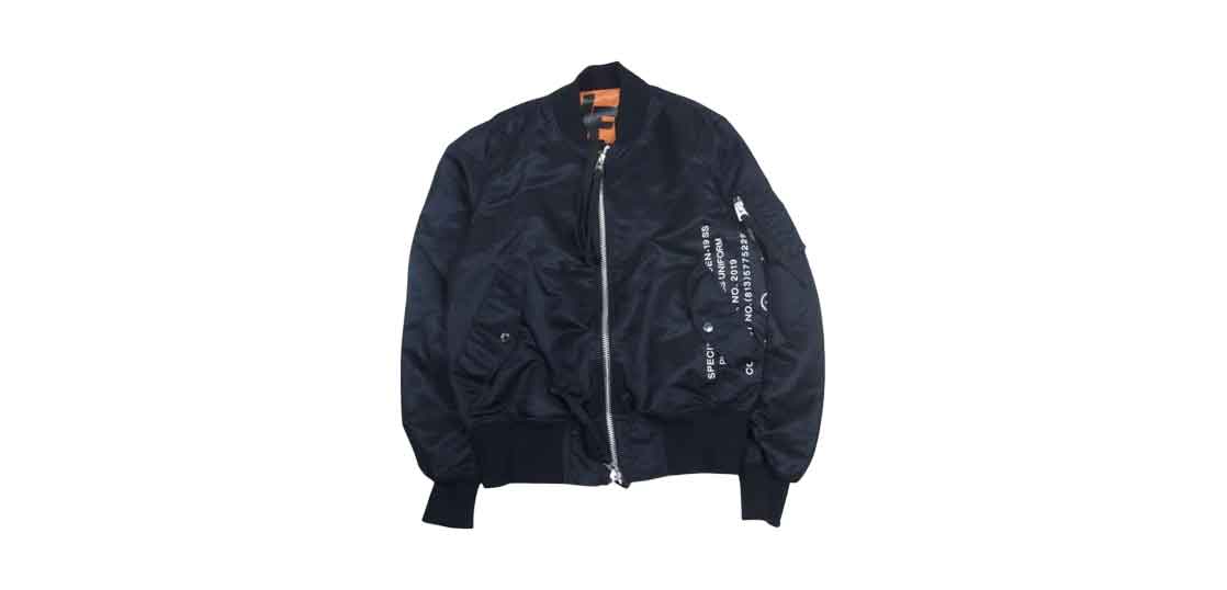 ユニフォームエクスペリメント グラフィティ リバーシブル MA1 ジャケット ダークネイビー 買取実績