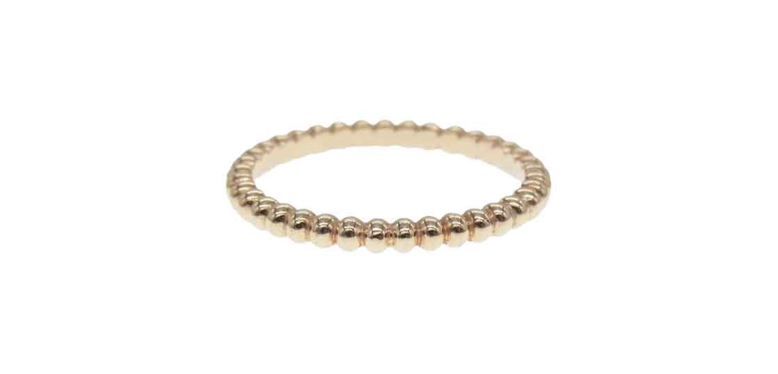 ヴァンクリーフ＆アーペル 750PG K18 ペルレ リング ゴールド 買取実績