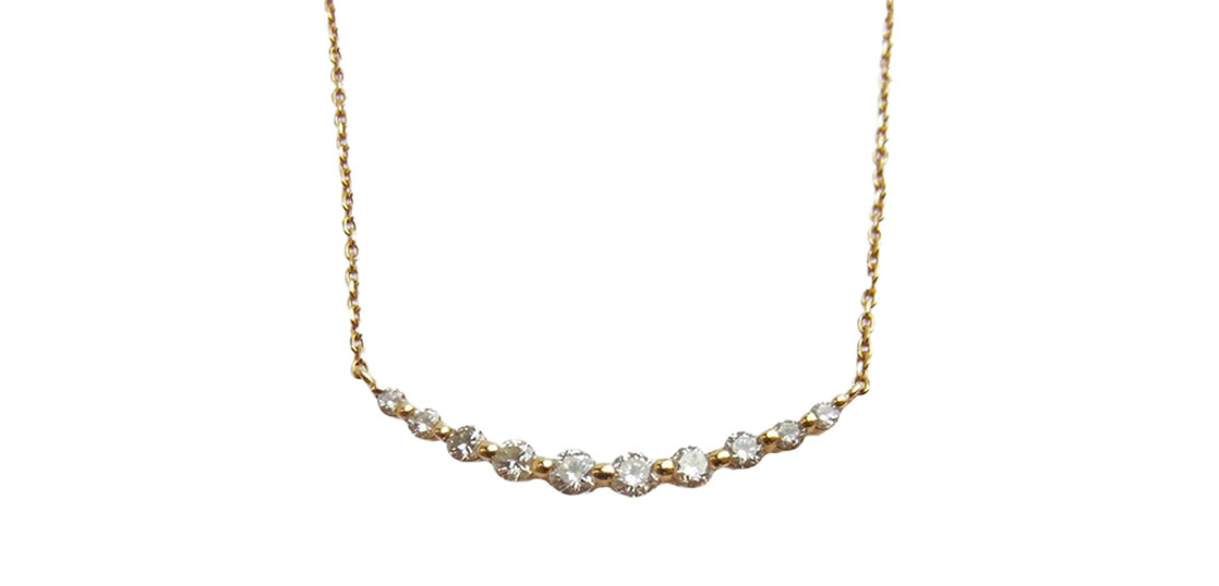 ヴァンドーム青山 K18 ダイヤ ダイア 10P リュールネックレス 買取実績