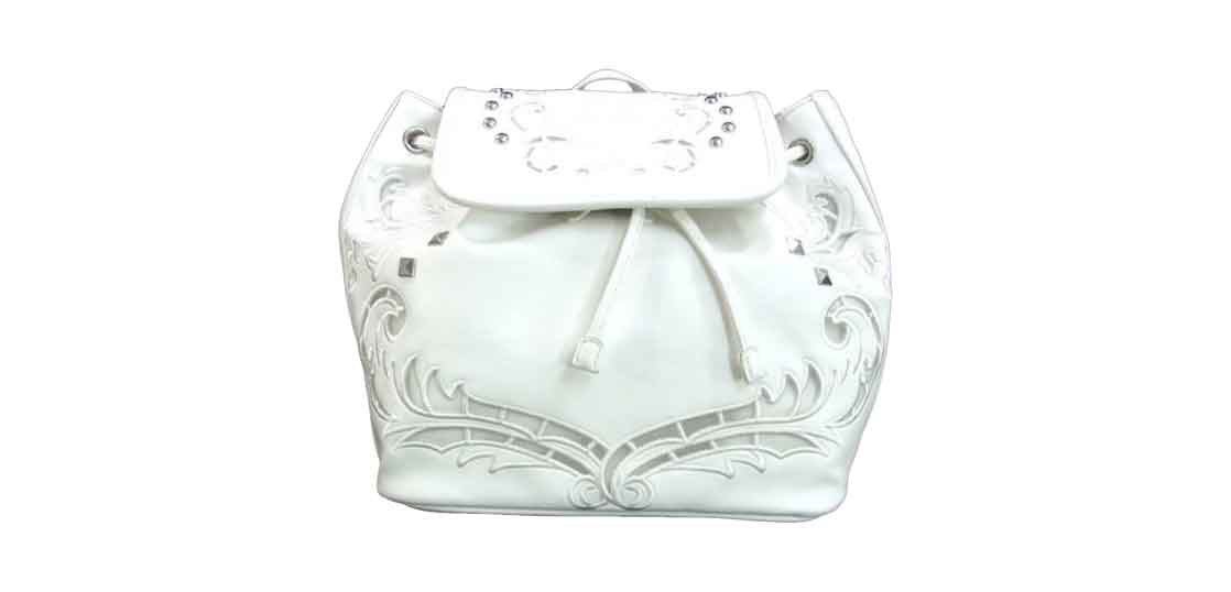 ヴェルサーチェ ロックスタッズ フラワーエンブロイダリー バックパック 買取実績