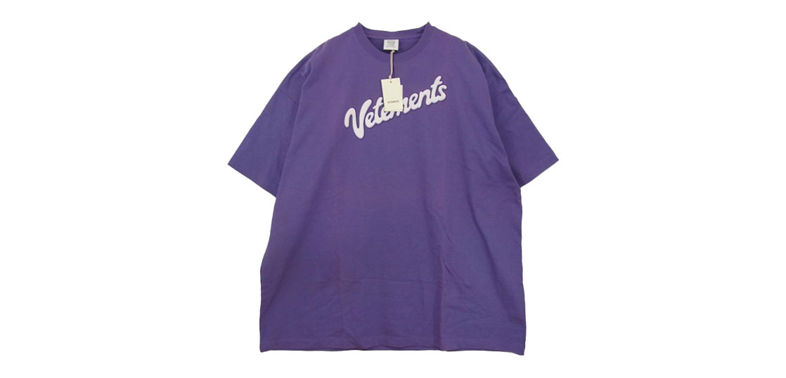 ヴェトモン 20SS SS20TR413 MILK TEE ロゴ プリント Tシャツ 買取実績