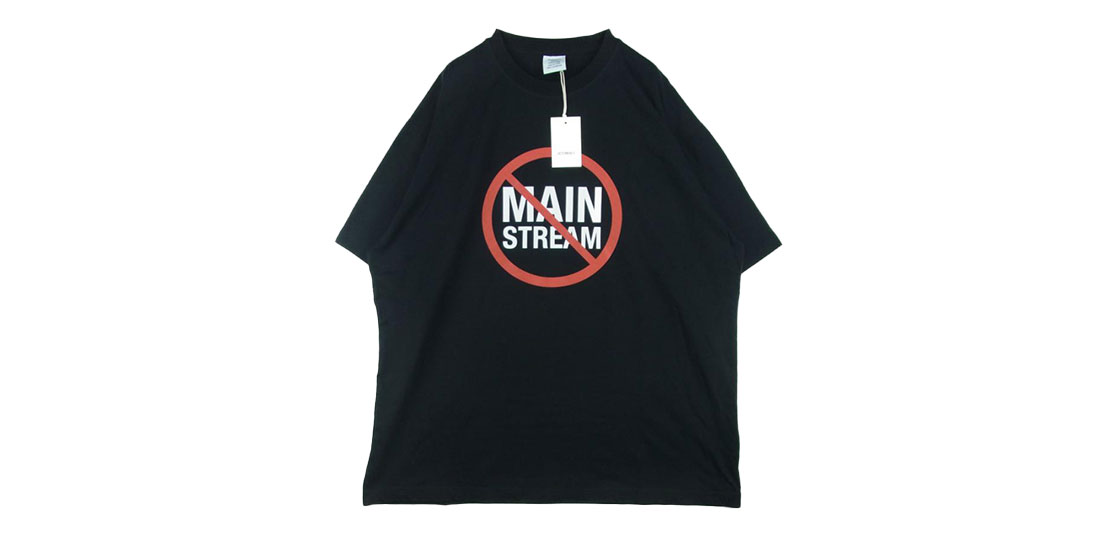 ヴェトモン 21AW UA52TR190B No Main Stream プリント 半袖 Tシャツ 買取実績