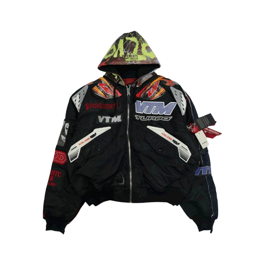 ヴェトモン ALPHA INDUSTRIES Racing bomber jacket アルファ 再構築