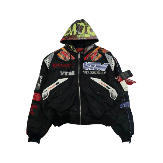 ヴェトモン ALPHA INDUSTRIES Racing bomber jacket アルファ 再構築