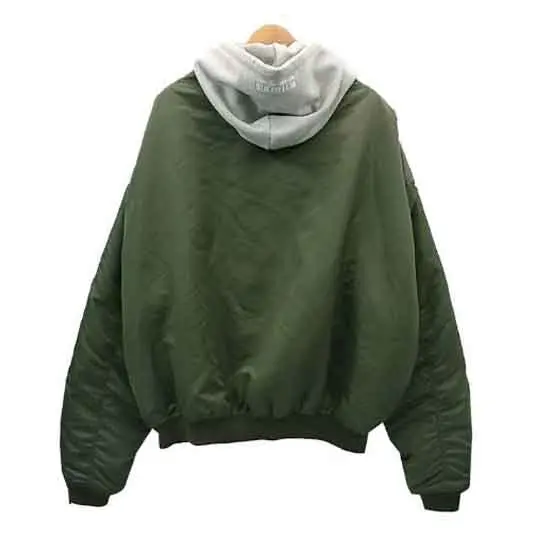 ヴェトモン　オーバーサイズMA-1 ジャケット BALENCIAGA - VETEMENTS オーバーサイズ MA-1 ピンクの通販 by ジミー