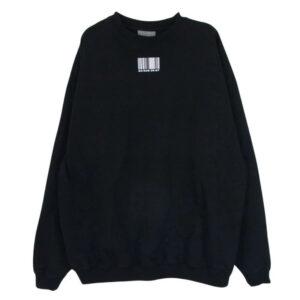 ヴェトモン VL12TR140B VTMNTS BARCODE SWEATSHIRT 買取実績