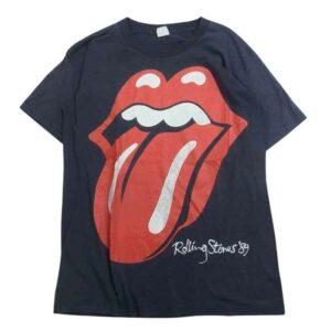 ヴィンテージ 80s USA製 ローリングストーンズ 1989年北米ツアー リップ&タン プリント 半袖 Tシャツ 買取実績