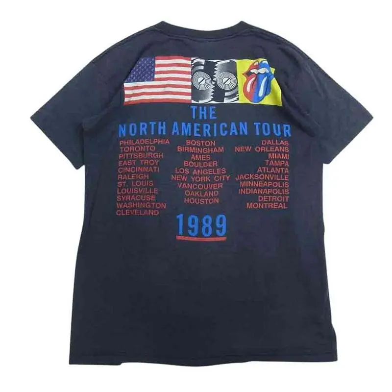 ヴィンテージ 80s USA製 ローリングストーンズ 1989年北米ツアー