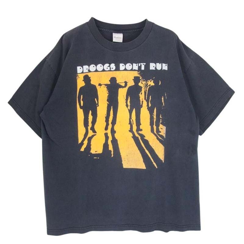 ヴィンテージ vintage 90's A Clockwork Orange DROOGS DON'T RUN 時計仕掛けのオレンジ Tシャツ 買取実績 画像