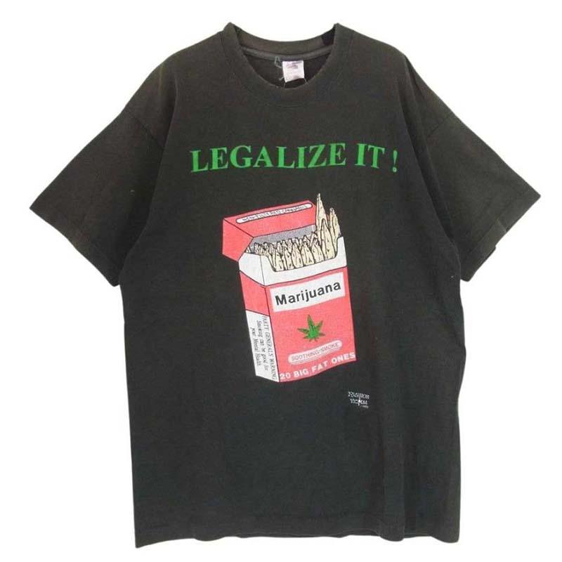 ヴィンテージ VINTAGE 90s Fashion Victim LEGALIZE IT tee 買取実績 画像