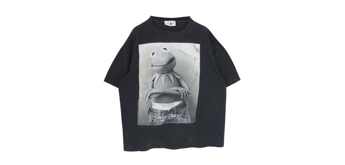 梅*谷様 Kermit Clein Tシャツ パロディ　カーミット　vintag VINTAGE(ヴィンテージ) 90S VINTAGE KERMIT CLEIN PARODY TEE