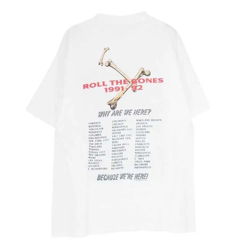 ヴィンテージ VINTAGE 90s rush ラッシュ ROLL THE BONES 1991-92