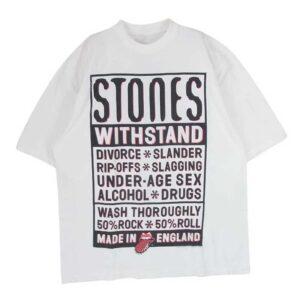 ヴィンテージ 90s THE ROLLING STONES バンド Tシャツ ホワイト系 買取実績