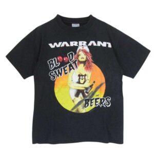 ヴィンテージ 90s USA製 Warrant  Blood Sweat & Beers ツアー 半袖 Tシャツ 買取実績