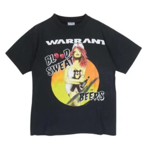 ヴィンテージ 90s USA製 Warrant Blood Sweat & Beers ツアー 半袖 T