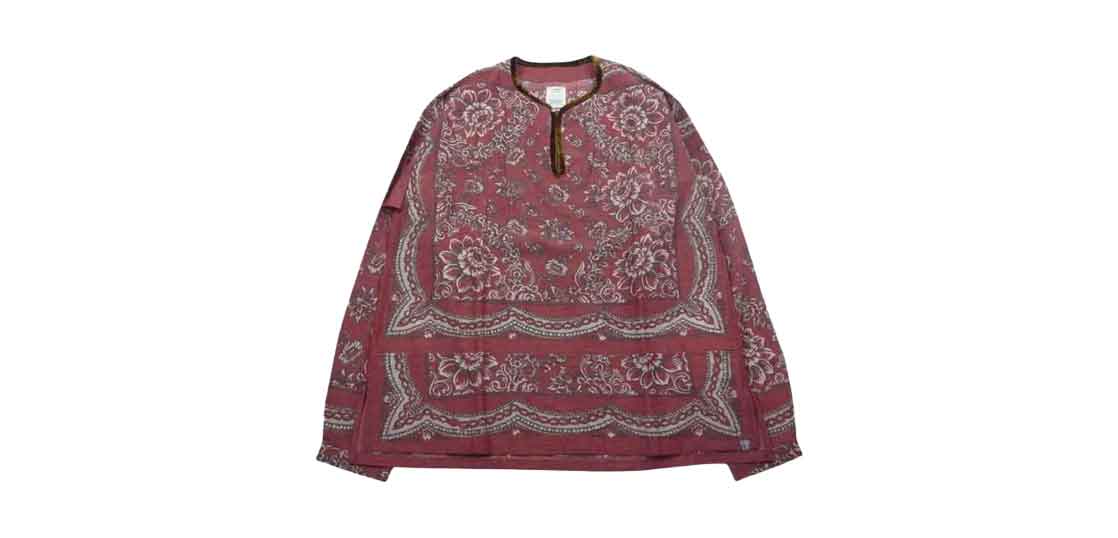 VISVIM 22SS 0122105011013 ICT限定 TUNIC P.O. WILDFLOWER P.W. チュニック シャツ 買取実績