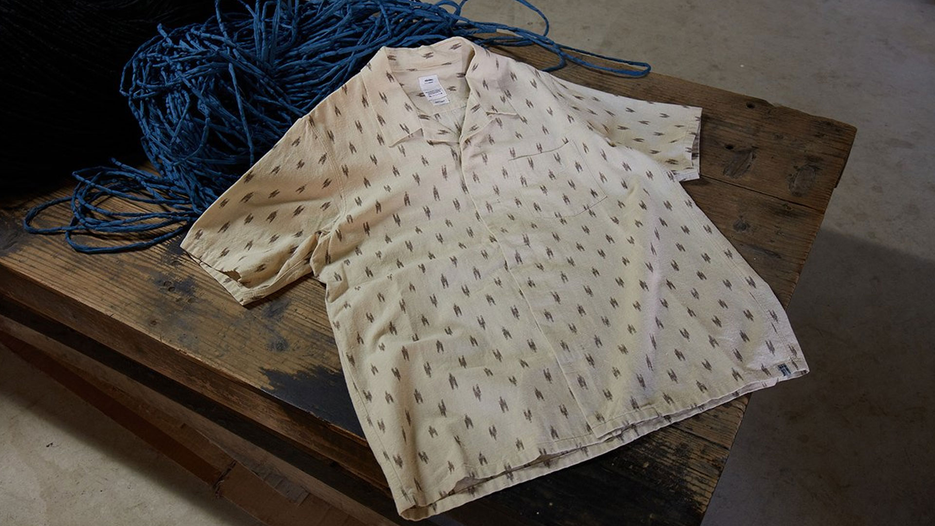 visvimのアイテムに用いられる織物の技法「Kurume Kasuri / 久留米絣」についてご紹介｜アイキャッチ画像
