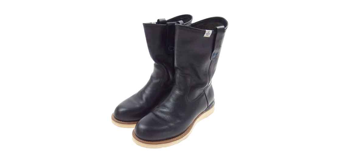 VISVIM v10007004-01 ワバナキ レザー ワーク ペコス ブーツ ブラック 買取実績