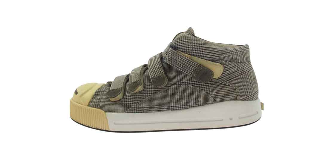 VISVIM VW013 TYPE JUDO ハウンドトゥース ベルクロ ミッドカット スニーカー 買取実績