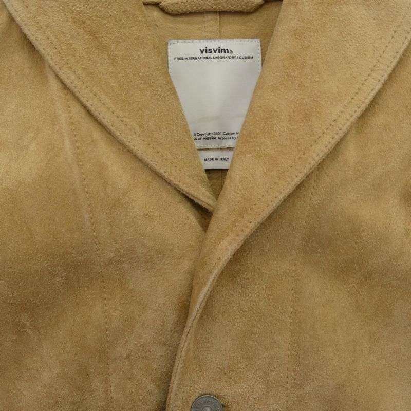 VISVIM 0113105014025 ショールカラー スエード レザージャケット 買取実績 画像