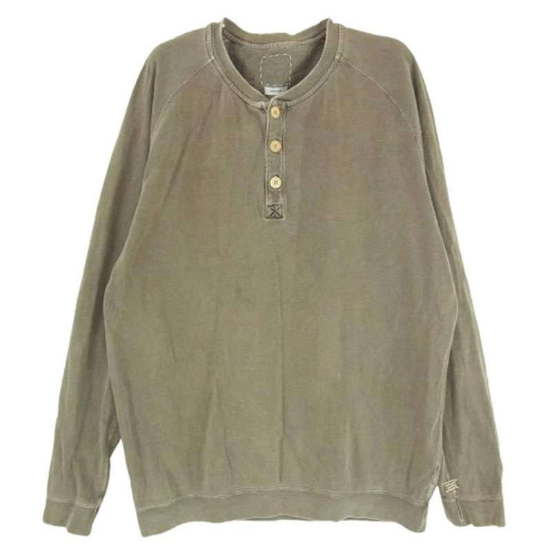 VISVIM 0114205010017 MUD RAGLAN HENLEY L/S GIZA ラグラン ヘンリー スウェット シャツ 買取実績 画像