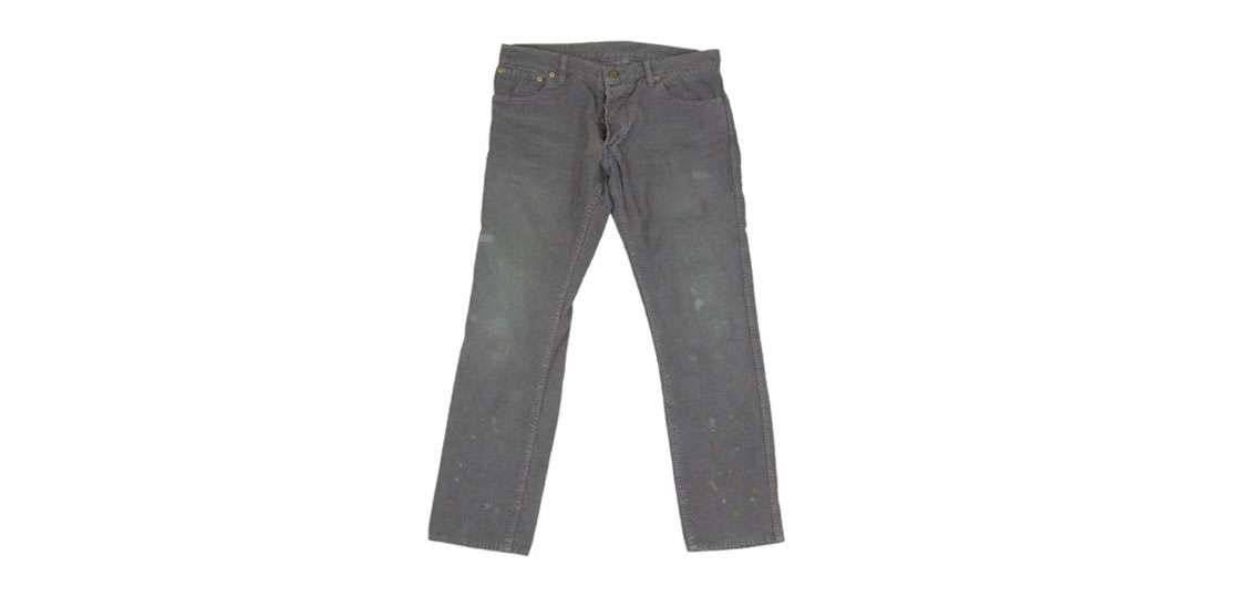 VISVIM 0117205008018 FLUXUS 10 SLUB フルクサス スラブ ペイント加工 コーデュロイパンツ 買取実績