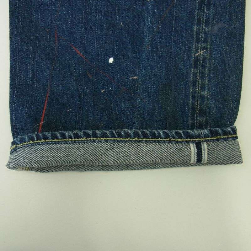 VISVIM 0120105005034 SOCIAL SCULPTURE DRY DENIM-10 ペンキ加工 ドライ デニム パンツ 買取実績 画像