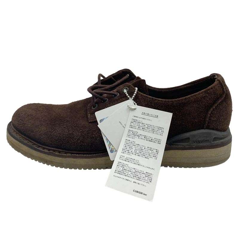 VISVIM 12AW 0112302002009 VIRGIL PLAIN TOE-FOLK DK.BROWN ヴァージル プレーントゥ スエード シューズ 買取実績 画像
