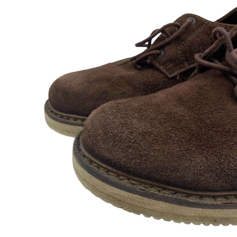 VISVIM 12AW 0112302002009 VIRGIL PLAIN TOE-FOLK DK.BROWN ヴァージル プレーントゥ スエード シューズ 買取実績 画像