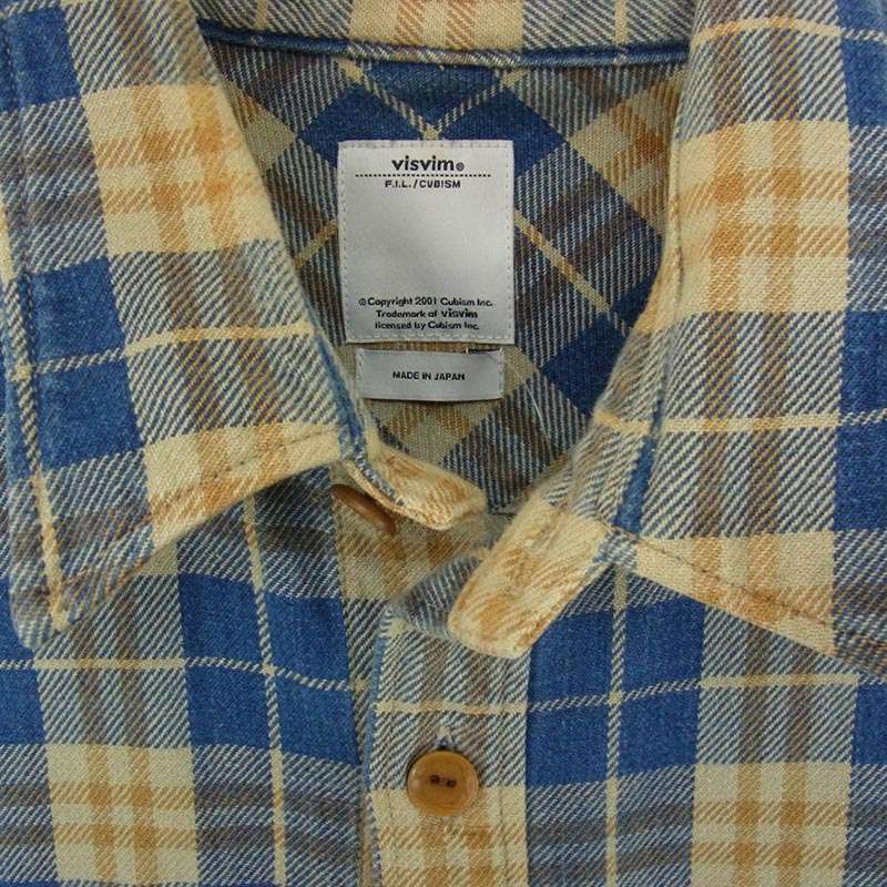 VISVIM 14AW 0114205011022 Black Elk Flannel Shirt エルク フランネル チェック シャツ 買取実績 画像