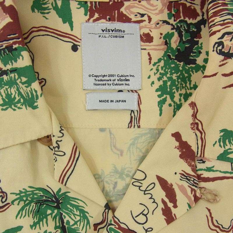 VISVIM 15SS 0115105011013 DUKE SHIRT SUNSHINE S/S デューク シャツサンシャイン アロハ ハワイアン 半袖 シャツ 買取実績 画像