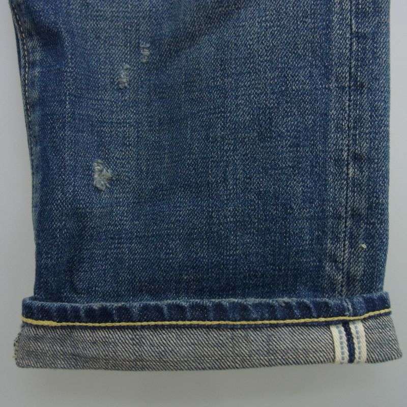 VISVIM 16AW 0116205005020 SOCIAL SCLPTR 10 SLIM DAMAGED-12 ダメージ加工 スリム デニム パンツ 買取実績 画像