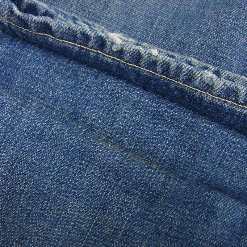 VISVIM 16AW 0116205005020 SOCIAL SCLPTR 10 SLIM DAMAGED-12 ダメージ加工 スリム デニム パンツ 買取実績 画像