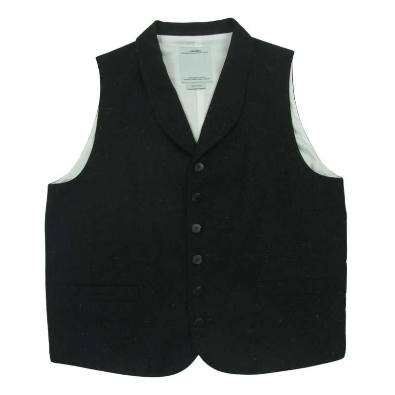 VISVIM 16SS 0116105013025 GRANGER VEST VINTAGE NEP グレンジャー ベスト ヴィンテージ ネップ 買取実績 画像