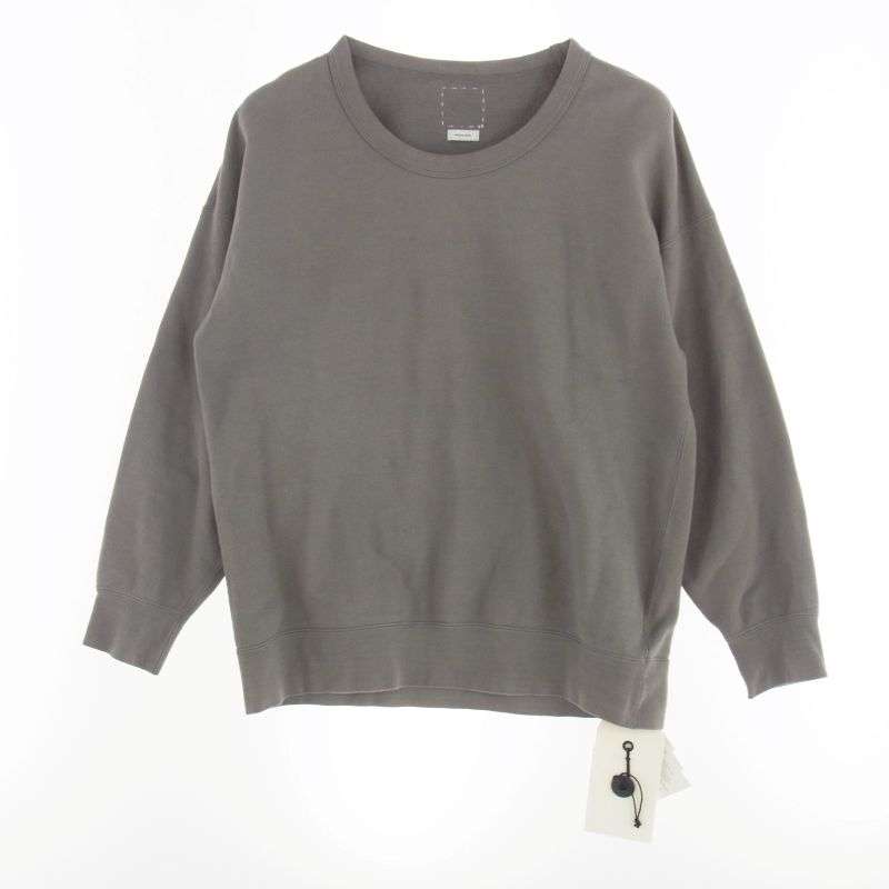 VISVIM 17AW 0117205010017 JUMBO CREWNECK L/S VEGGIE DYE 草木染 ジャンボ クルーネック スウェット 買取実績 画像