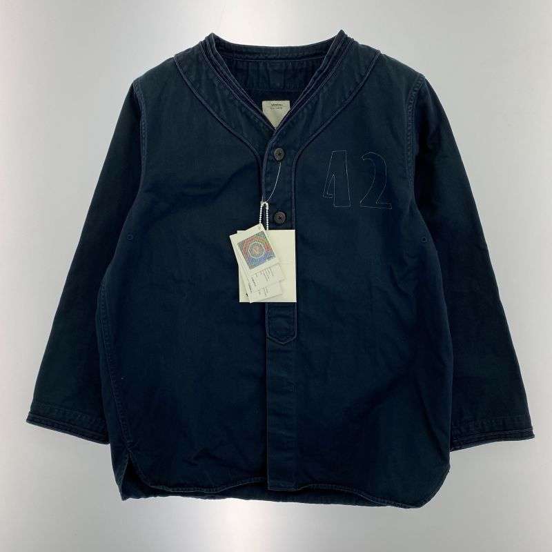 VISVIM 17AW 117205011028 DUGOUT SHIRT ダグアウト ノーカラー ベースボール シャツ 買取実績 画像