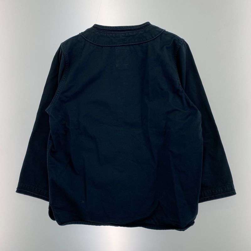 VISVIM 17AW 117205011028 DUGOUT SHIRT ダグアウト ノーカラー ベースボール シャツ 買取実績 画像