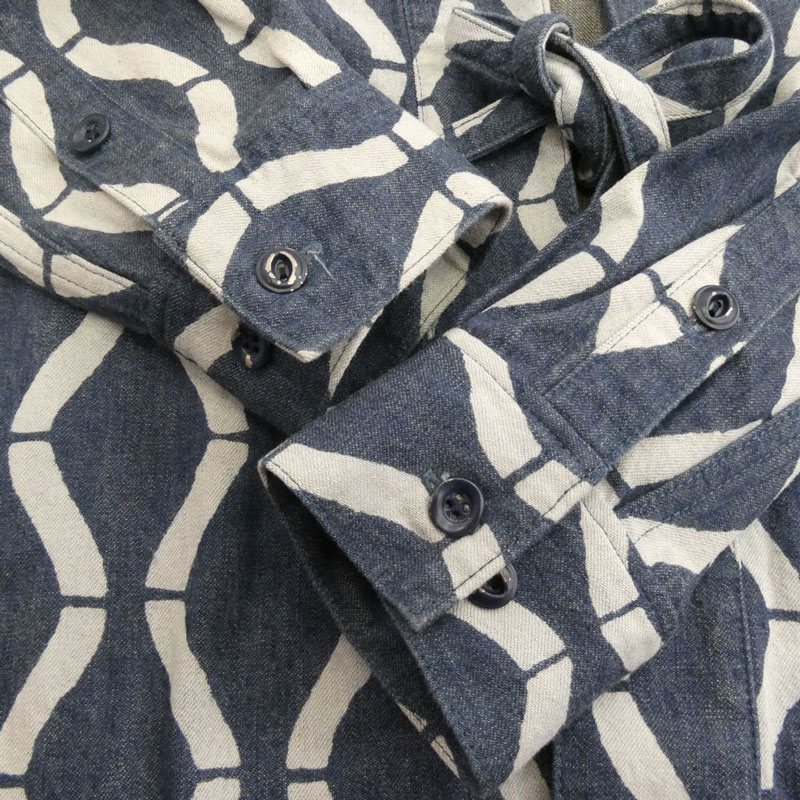 VISVIM 17SS 0117305011001 LHAMO SHIRT BAMBOO バンブー ラモ 羽織り デニム シャツ 買取実績 画像